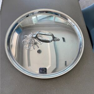All-Clad Stainless Steel lid Preloved 10 in lid with rim